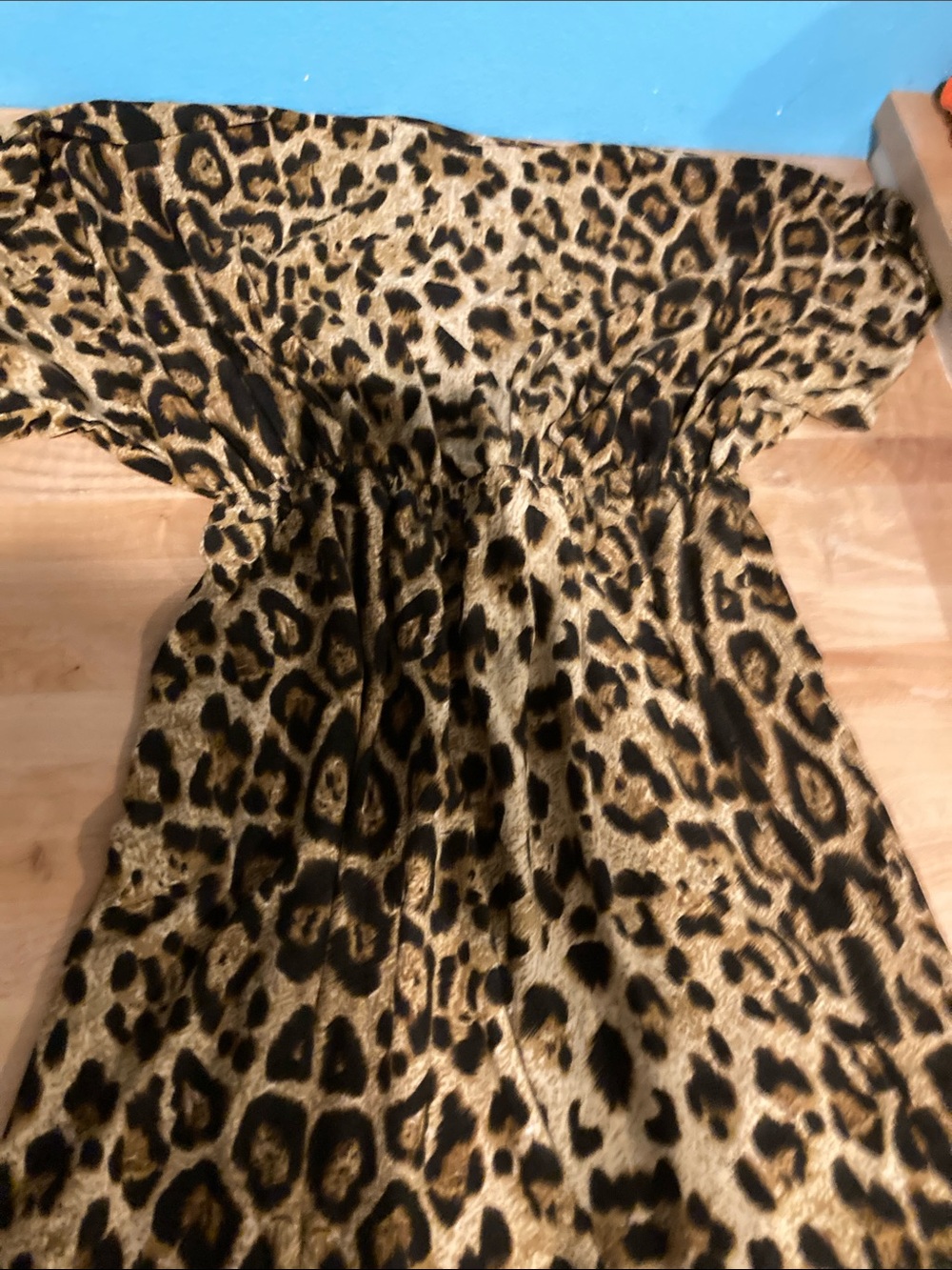 Jon & Anna Leopard Print Short Sleeve top - brown & Black - Picture 5 of 5